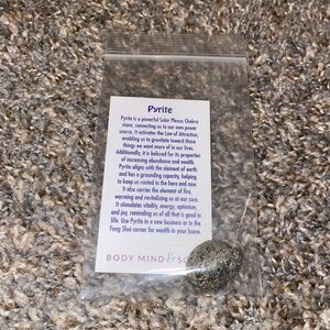 NWT Pyrite Crystal Free Form